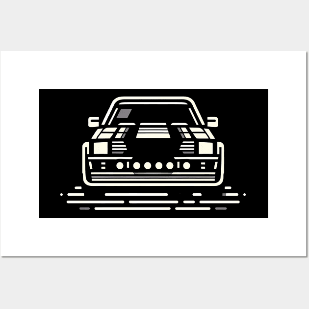 Audi Quattro Rally Car Wall Art by TaevasDesign